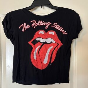 American Eagle Rolling Stones Black T-Shirt